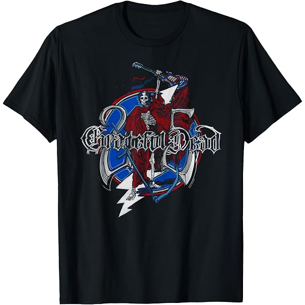 Amazon.com: Grateful Dead Europe 1990 Poster Vintage Band T-Shirt